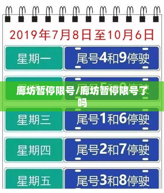 廊坊暂停限号/廊坊暂停限号了吗