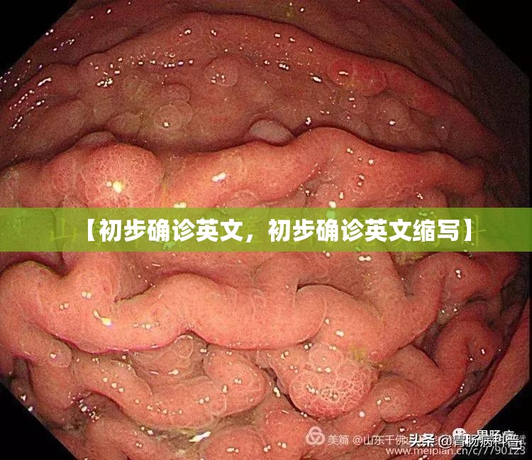 【初步确诊英文，初步确诊英文缩写】