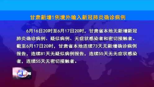 【甘肃确诊一例肺炎，甘肃确诊几例肺炎】