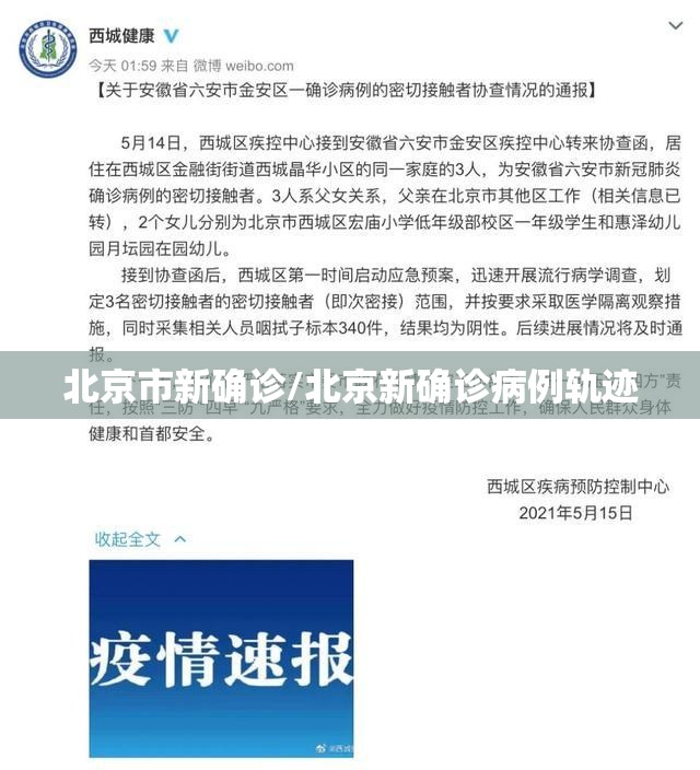 北京市新确诊/北京新确诊病例轨迹 北京市新确诊/北京新确诊病例轨迹