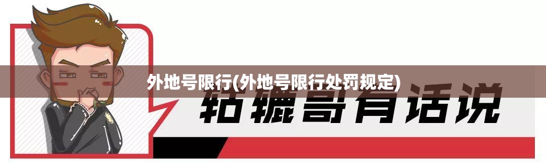 外地号限行(外地号限行处罚规定)