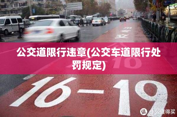 公交道限行违章(公交车道限行处罚规定)
