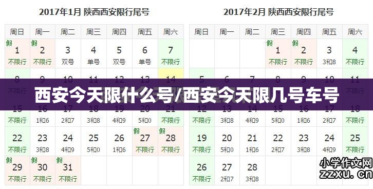 西安今天限什么号/西安今天限几号车号