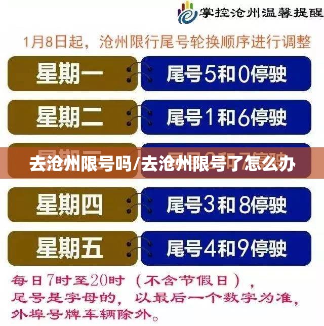 去沧州限号吗/去沧州限号了怎么办
