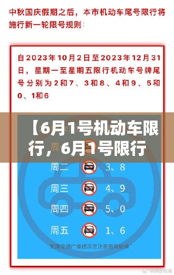 【6月1号机动车限行，6月1号限行多少】