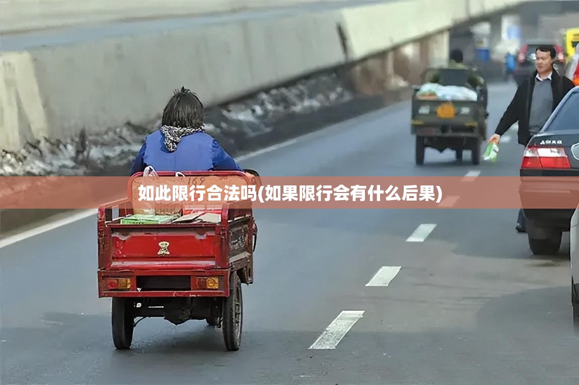 如此限行合法吗(如果限行会有什么后果)